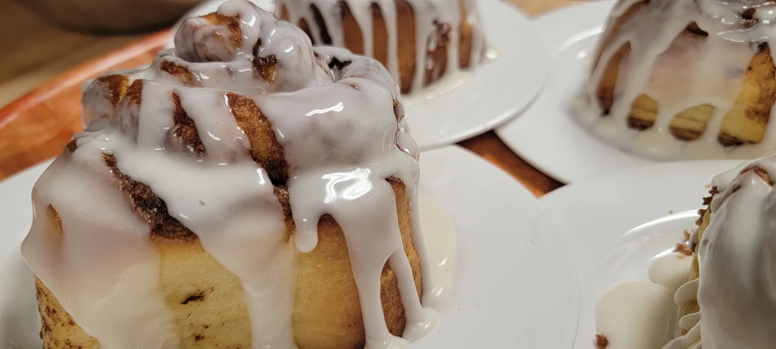Homemade cinnamon roll from Kaylan's Kitchen in Torrington, Connecticut
