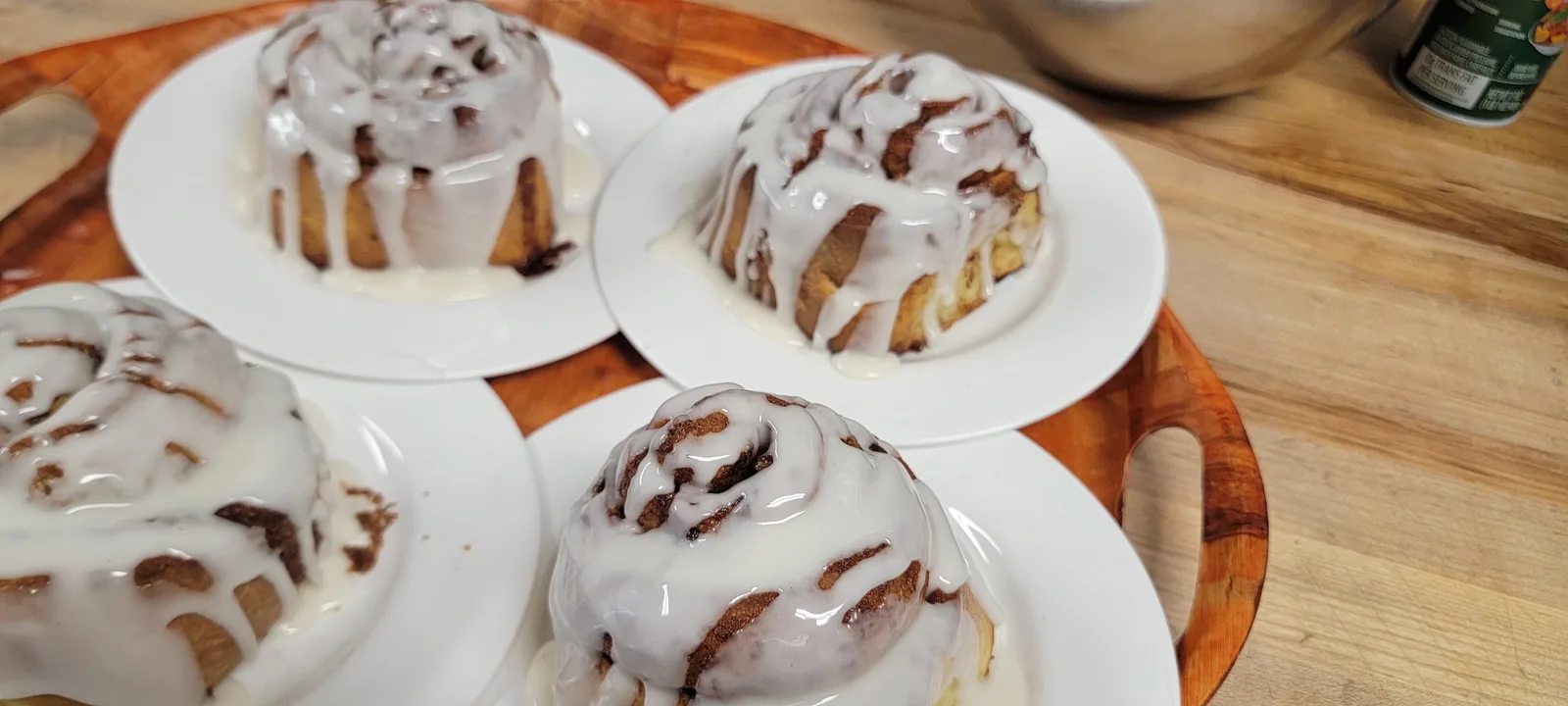 Cinnamon Roll Saturday tray from Kaylan's Kitchen